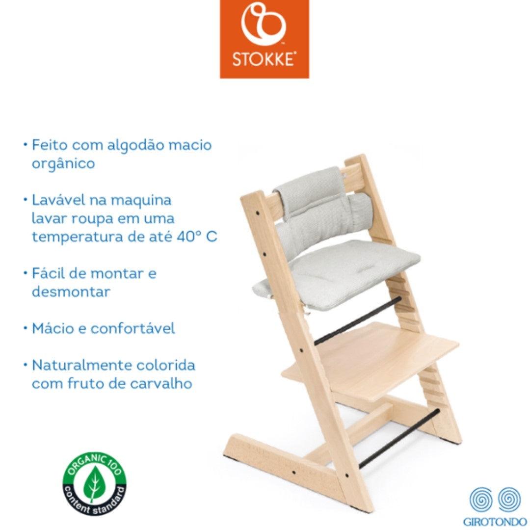 Almofada Tripp Trapp Orgânica Cinza Stokke