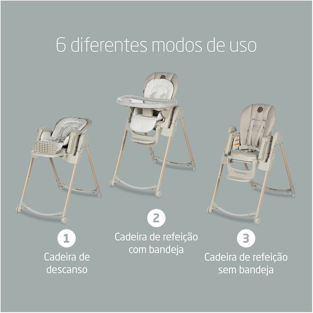 Cadeira de Alimentação Infantil Minla Maxi-Cosi Classic Oat