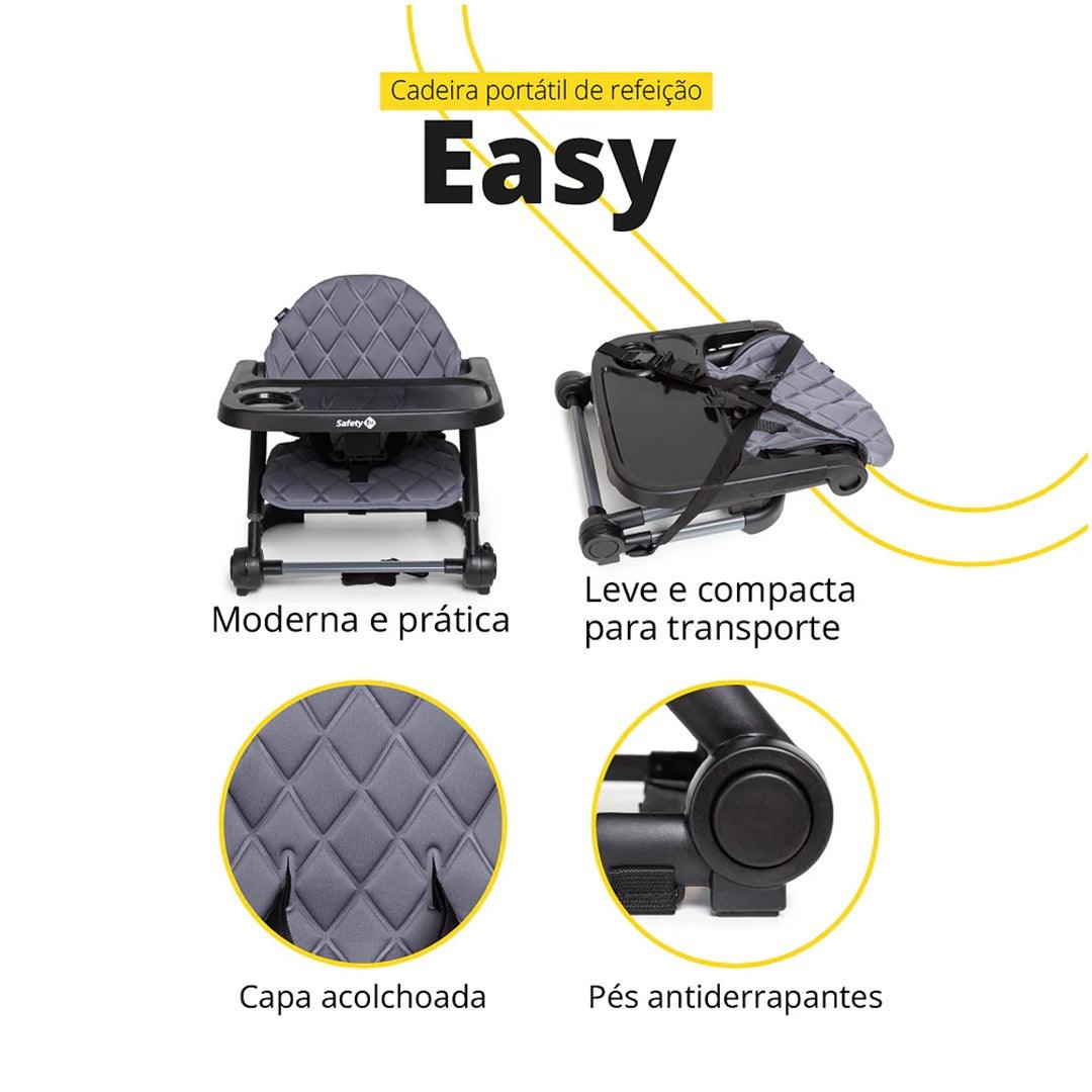 Cadeirinha De Alimentação Easy Safety 1st Black