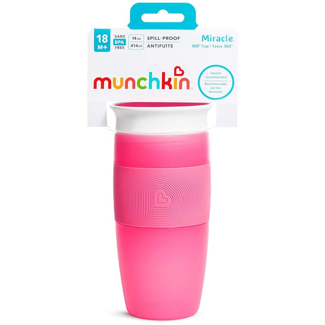 Copo De Treinamento Munchkin Miracle Rosa 18M+ 414ML