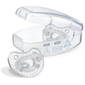 Kit Chupeta Chicco Orthodontic 2 Peças Transparente 16-24M