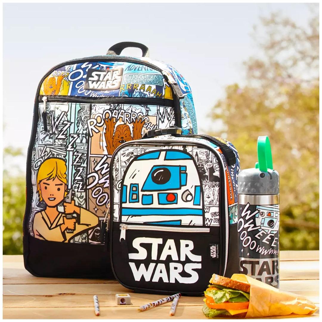 Mochila Infantil Disney Star Wars Em Quadrinhos Preta