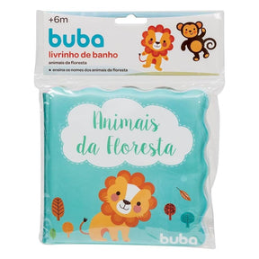 Livrinho de Banho Buba Animais da Floresta